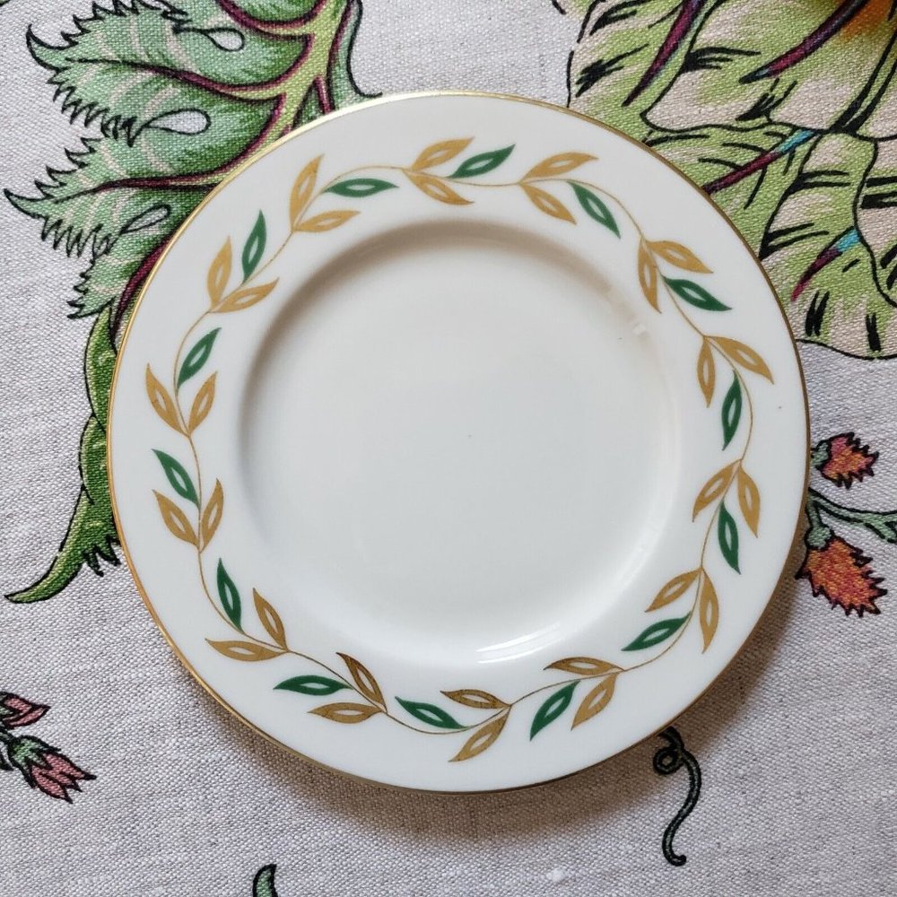 Alberta by Castleton USA Bread Plates Set of 3 Vintage Mid-Century